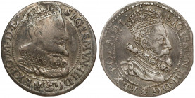 Szóstaki malborskie Zygmunta III - 1596 i 1599 - zestaw (2szt)