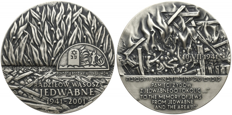 Medal SREBRO Fundacja Rodziny Nissenbaumów - Pamięci Żydów z Jedwabnego Rzadka p...