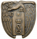 Odznaka, Szkoła Podchorążych Piechoty - wersja absolwencka - W SREBRZE