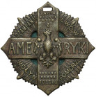 Odznaka, Swoim Żołnierzom Ameryki Oswobodzona Polska (przerobione mocowanie)
