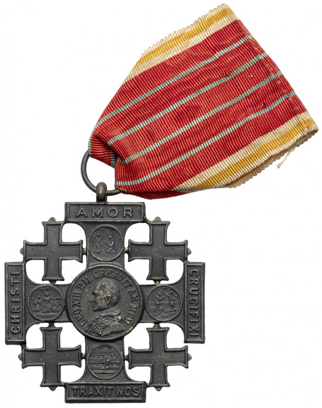 Krzyż Pielgrzyma do Ziemi Świętej Ciekawy medal ustanowiony przez papieża Leona ...