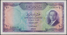 Iraq, 10 Dinars 1947 (1953)