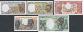 Central Africa, set of banknotes (5pcs)