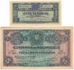 Mozambique, 20 Centavos i 5 Libras 1933-34 (2pcs)