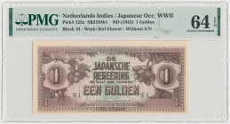 Netherlands Indies, Japanese Occupation WWII, 1 Gulden (1942)