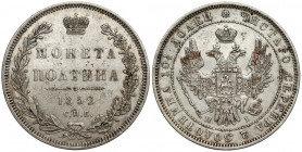 Rosja, Mikołaj I, Połtina 1852 HI, Petersburg - rzadka R