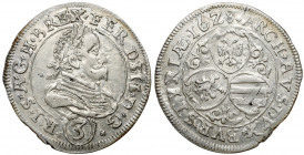 Austria, Ferdynand II, 3 krajcary 1628 - Graz