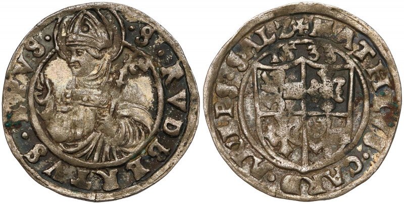 Austria, Salzburg, Matthäus Lang von Wellenburg , 3 krajcary 1533 Bardzo ładny. ...