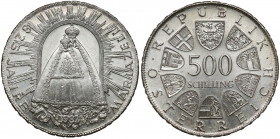 Austria, 500 szylingów 1982 - 825 rocznica Mariazell