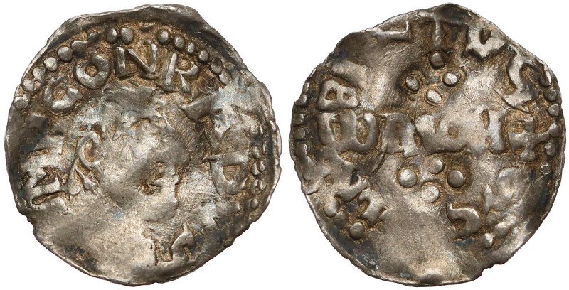 Niemcy, Konrad II (1024-1039), Denar po 1027 Srebro, średnica 18,6 mm, waga 1,12...