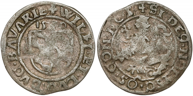 Bayern, Herzogtum, Wilhelm IV der Standhafte (1511-1550) 1/2 Batzen 15x0 Data ni...