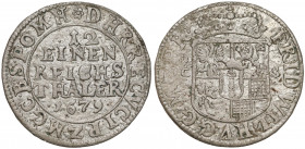 Brandenburg-Preussen, Friedrich Wilhelm, 1/12 Taler 1679 CS, Berlin