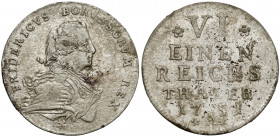 Preussen, Friedrich II, 1/6 Taler 1751 A, Berlin