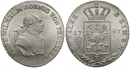 Preussen, Friedrich Wilhelm III, 1/3 Taler 1797-E, Königsberg
