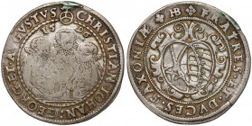 Sachsen, Christian II., Johann Georg I. und August, 1/2 Taler 1596, HB-Dresden