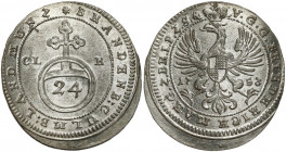 Brandenburg-Bayreuth, Friedrich, 1/24 Taler 1753 CLR