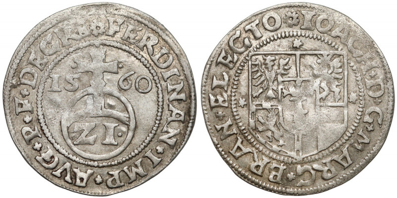 Brandenburg-Preussen, Joachim II., 1/21 Taler 1560 
Grade: XF 

WORLD COINS -...