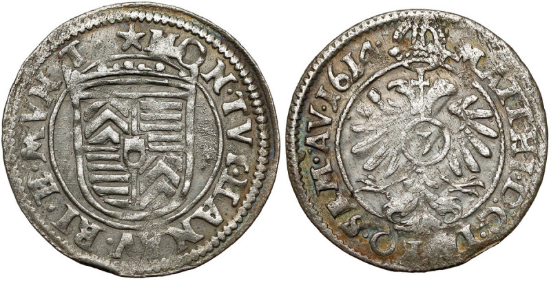 Hanau-Münzenberg, Philipp Moritz, 3 Kreuzer 1614 
Grade: XF- 

WORLD COINS - ...