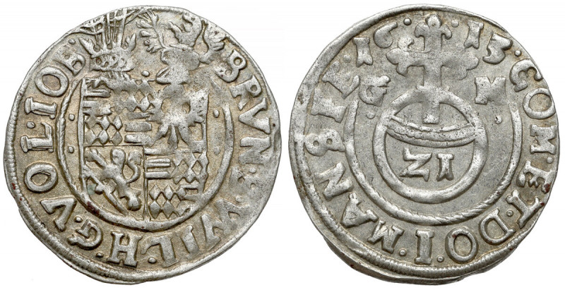 Mansfeld-Bornstedt, 1/21 Taler 1613 
Grade: XF/XF+ 

WORLD COINS - GERMANY