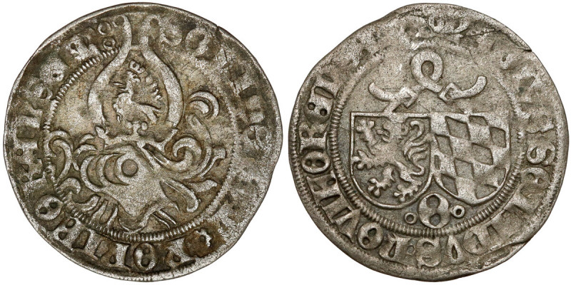 Pfalz-Mosbach, Otto II. von Mosbach (1467-1499), 1/2 Schilling o.J Silber,&nbsp;...