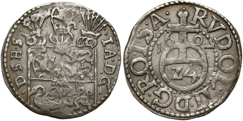 Schleswig-Gottorp, Johann Adolf, 1/24 Taler 1600 
Grade: XF- 

WORLD COINS - ...