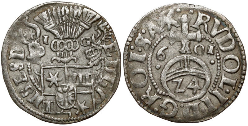 Schleswig-Holstein-Schauenburg, Adolf XIII., 1/24 Taler 1601 
Grade: XF 

WOR...