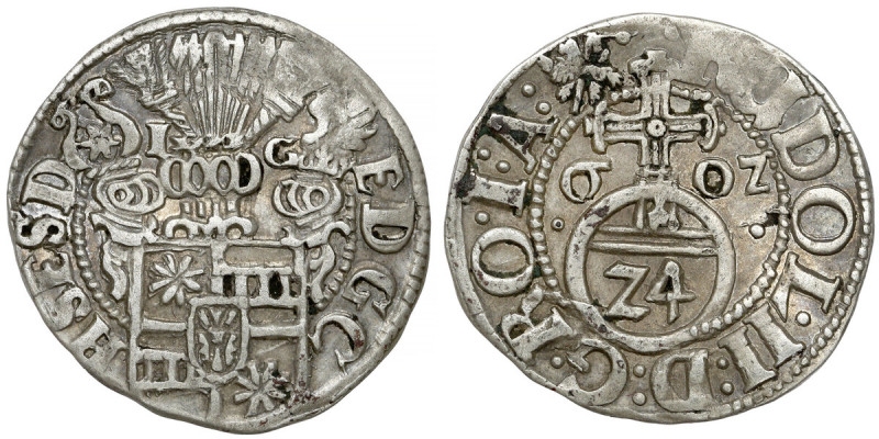 Schleswig-Holstein-Schauenburg, Ernst III., 1/24 Taler 1602 
Grade: XF/XF- 

...