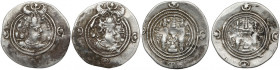 Sasanidzi, Khosrow II (590-628 n.e.) Drachmy - zestaw (2szt)