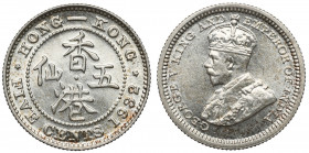 Hong-Kong, Jerzy V, 5 centów 1932