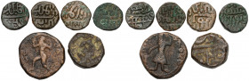 Indie i Kuszanie, zestaw monet (6szt)