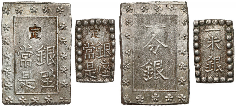Japonia, Bu (Ishibu) i Shu, Bez daty 
Grade: AU/XF+ 

WORLD COINS - ASIA