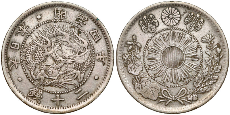 Japonia, Meiji, 20 sen rok 4 (1871) 
Grade: VF+ 

WORLD COINS - ASIA