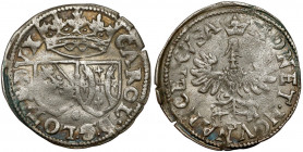 Francja, Lotaryngia, Karol III (1545-1608) 1/2 grosza bez daty