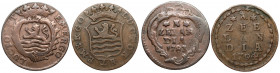 Niderlandy, 1 duit 1783-1784, zestaw (2szt)