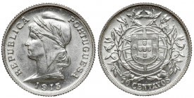 Portugalia, 10 centavos 1915
