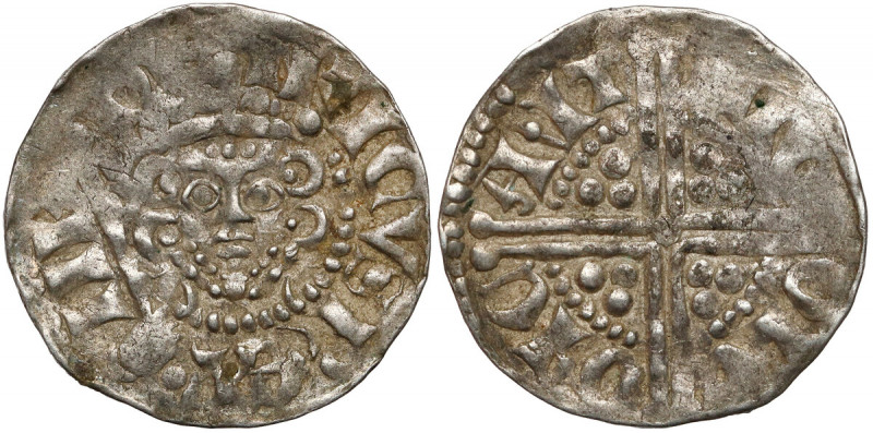 Anglia, Henryk III (1216-1272), Pens - denar Srebro, średnica 18,1 mm, waga 1,36...