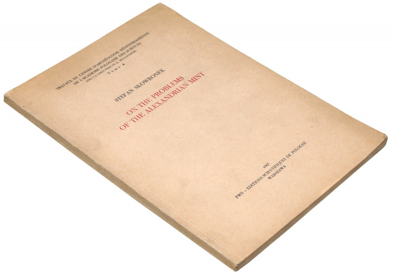 On the problems of the Alexandrian Mint, Skowronek wydanie 1967, Warszawa 96 str...