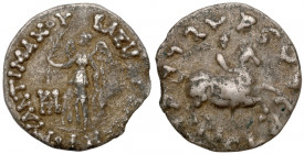 Grecja, Baktria, Antymachos I (171-160 p.n.e.) Drachma, Pushkalavati