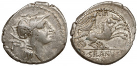 Republika, D. Silanus L. f. (91 p.n.e.) Denar