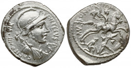 Republika, P. Fonteius P. f. Capito (55 p.n.e.) Denar