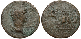 Trajan (98-117 n.e.) Sesterc, Rzym - RZADKOŚĆ