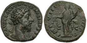 Marek Aureliusz (161-180 n.e.) Dupondius, Rzym