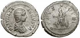 Plautilla - żona Karakalli (202-205 n.e.) Denar, Rzym