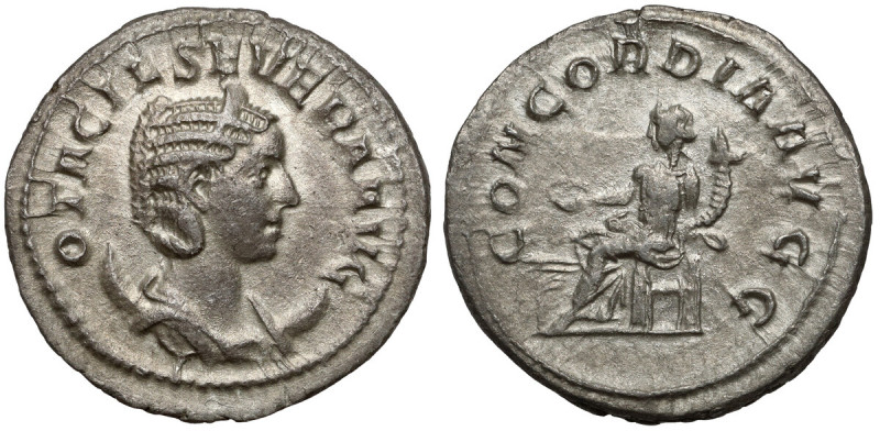 Otacilla Severa (244-249 n.e.) Antoninian, Rzym Awers: Popiersie cesarzowej w di...