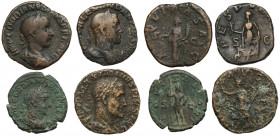 Cesarstwo Rzymskie - zestaw sesterce i asy (4szt)