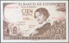 100 Pesetas. 19 de Noviembre de 1965. Serie Q. (Edifil 2017: 470a). Apresto original. SC.