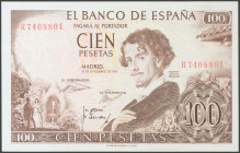 100 Pesetas. 19 de Noviembre de 1965. Serie R. (Edifil 2017: 470a). Apresto original. SC.