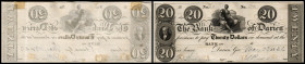 Colonial Currency
USA, Connecticut. 20 Dollar, 1831. Serie B.
Klebereste
I - II