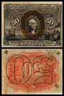 Republik 1854 - heute
USA, Fractional Currency. 50 Cents, 1863. Serie -.
Fr. 1316
Klebereste
I