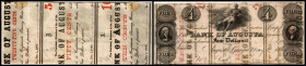 Colonial Currency
USA, Georgia. 4 Dollar, 1836. Serie A.
Haxby 30-g54
Klebereste
I